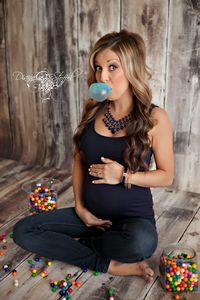Gender reveal...I Love her outfit!