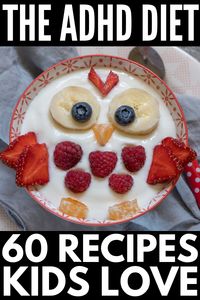60+ ADHD Diet Tips and Recipes | Whether you’re looking for menu plan ideas for kids, for teens, or for adults as a natural treatment for attention deficit disorder, this collection of breakfast, lunch, dinner, snack, and dessert recipes is perfect for the whole family – even for picky eaters! We’ve even included a great recipe books for smoothies to help ensure your child is getting all the nutrients he or she needs. #ADHD #ADHDDiet #ADHDKids #ADHDStrategies