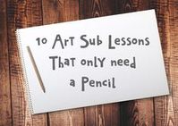 No teacher wants to be off school. You know your students make more progress when you are there and no-one takes care of your materials and room like you do. In reality, I like to lock everything away and leave work that only needs a pencil. Having said that, with art being trimmed and trimmed …