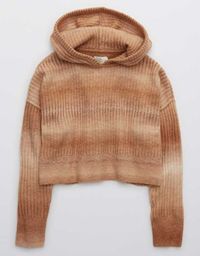 OFFLINE Ribbed Cropped Sweater Hoodie