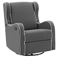 Viv + Rae Rowe Upholstered Manual Reclining Glider Recliner & Reviews | Wayfair
