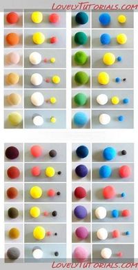 color charts...awesome help to find the right color for your fondant/icing.
