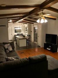 open floor plan in a single wide remodel-floor plan