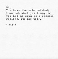 The wolf gets me every time.
