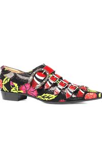 Floral Gucci Susan Brocade Buckle Oxford