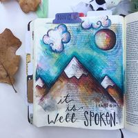 Bible Journaling by @jesus.lovin.art.teacher More