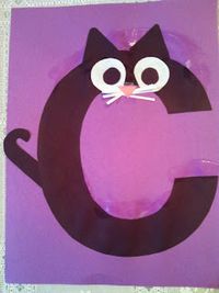 For the kids still having a little trouble with recognizing C...we will be making giant Cs