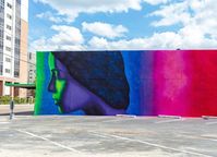 Saint Paint aka Derek Donnelly in Tampa, Florida, USA, 2020