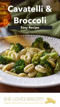 Nothing says Italian comfort food like this homemade pasta recipe for Cavatelli with Broccoli. It’s an easy recipe that combines garlic, broccoli, pecorino cheese and cavatelli pasta. The addition of chilli and anchovies is optional. Can also use store bought pasta. Head on over to the blog to see how easy this recipe is to make.