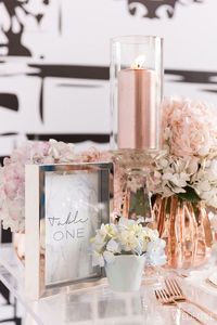 Rose gold wedding inspiration