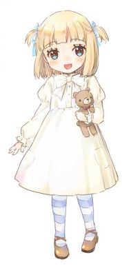 Lil girl of becoming to love her bear