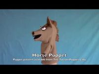 Short demo of puppet made from our Horse Hand Puppet Sewing Pattern. Visit our store for the horse puppet sewing pattern and other puppet patterns. We also have all types of animal and person/people hand puppet patterns too!