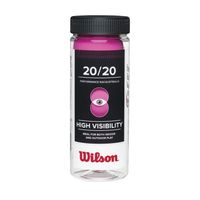 Wilson 20/20 Racquetball (3 Ball Can), Pink Wilson