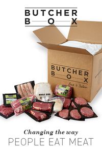 At ButcherBox, we'll deliver grassfed beef, organic chicken, and heritage breed pork right to your door- it's quite possibly the best meat you can find anywhere. See why we're changing the way people eat and buy their meat.
