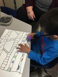 Mrs. Harris' art room: kindergarten patterns/textured trees