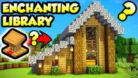 Minecraft Enchanting Library With a BIG Secret Tutorial (How to Build) - YouTube