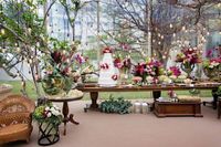 Mesa rústica para casamento boho #mesadebolodecasamento #mesadebolodecasamentosimples #mesadebolodecasamentorustico