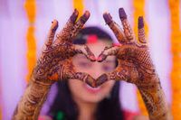 Indian weddings are all about customs and rituals, Mehndi Ceremony is one of them. It is one of the most fun-filled and glamorous pre-wedding functions. Get yourself some ideas to get mystic portraits on your mehndi!