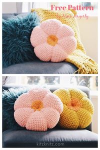 The Retro Throw Pillow Free Crochet Pattern