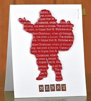 Oooh... silhouette cards... should use some of my stash of paper & Cricut for this type of thing