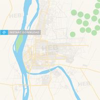 Printable street map of Atbara, Sudan. This printable road map of Atbara was created in the classic web colors for infographic backgrounds. Feel free to add colorful pointers, text, pins or routing in... ... #map #download #stockimage #PDF #license #openstreetmap #classicmap #background #vector #hebstreit