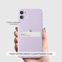Excited to share this item from my #etsy shop: Fake Notification Phone Case Custom Phone Case iPhone 11 Pro Max XR XS 7 Plus 8 Plus Funny Phone Case Gift For Friend