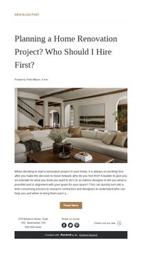 New Blog Post