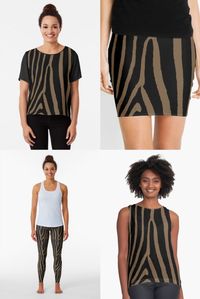 Zebra print with brown lines on apparel shirts and leggings looking amazing .... ǀ animal print wallpaper ǀ animal print wallpapers ǀ animal print nails ǀ animal print dress #zebradesign #zebra #africa #safari #animalprint #zebraspot #zoo #jungle #pattern #findyourthings #design #nature #abstract #orange #animalprintwallpapers #animalprintnails #animalprintdress