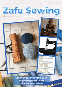 Additional information on making your own Yoga Props! DIY Meditation Pillows. – Yoga with Gail Pickens-Barger