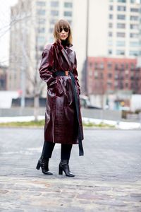 Attendees at New York Fashion Week Fall 2017 - Street Fashion