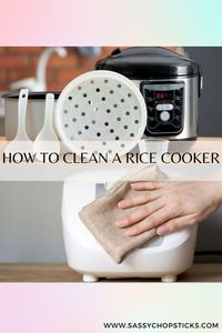 Do you know how to clean a rice cooker? Regular cleaning of a rice cooker is crucial to ensure that it will stay in good condition.
