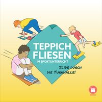 Was macht man eigentlich mit diesen komischen viereckigen Teppichen, die in vielen Schulsporthallenschränken herumfliegen? Wir haben die Antwort! Lass deine Schüler:innen mit unseren 32 illustrierten Bewegungskarten abwechslungsreiche und motivierende Bewegungsaufgaben mit den rutschigen Teppichfliesen ausführen. Dabei werden spielerisch neue Bewegungsformen erprobt sowie konditionelle und koordinative Fähigkeiten geschult. #sportunterricht #teppichfliesen #lehrerin #grundschule