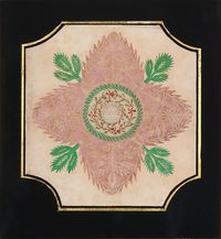 Martha Anne Honeywell, Paper cut-out with The Lord's Prayer