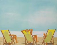 thunderstruck9: Alex Katz (American, b. 1927), Nine A.M., 1999. Oil on canvas, 96 x 120 in.
