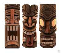 Tiki designs by muzski.deviantart.com on @deviantART