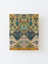 "Boho Oriental Traditional Handmade Moroccan Fabric Style " Mounted Print for Sale by Arteresting | Redbubble