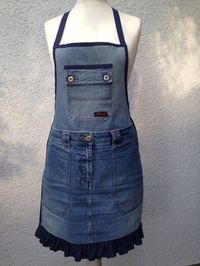 MODEWERKSTATT HT: Einem Jeansrock neues Leben eingehaucht...
