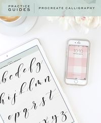 Calligraphy Practice Guides - ProCreate App - Saffron Avenue : Saffron Avenue
