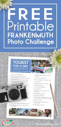 “Tourist for a Day” Photography Challenge – Looking for a creative outlet? Whether you’re a seasoned pro or capturing memories on your phone, Frankenmuth’s picturesque charm is perfect for taking on a photo challenge! Print a copy of our “Tourist for a Day” photo list and share your photos by tagging @BronnersChristmas and using the #SeeFrankenmuth hashtag!