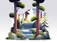 hiking... by RomainTrystram on Dribbble