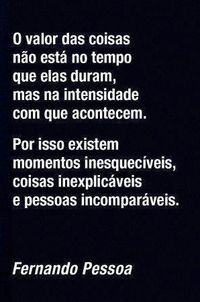 O valor das coisas