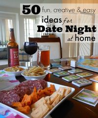 50 date night ideas for at home... I LOVE #12!