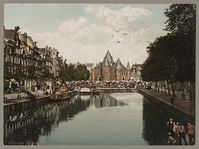 Amsterdam, Nieuwmarket and Waag, approx 1890. Library of Congress