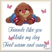 Friends Like You.... cute friendship animated friend friendship quote teddy bear friend quote