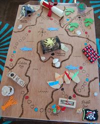 "C" is for Crafty: Homeade Pirate Board Game ((( AWESOME!!!! )))