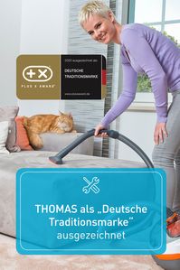 Große Auszeichnung: Die Plus X Award Fachjury hat das Gütesiegel „Deutsche Traditionsmarke“ an THOMAS vergeben. Unsere Entwicklungsleistungen, unsere seit über 100 Jahren Beständigkeit und vorbildliche Markenführung konnten überzeugen.