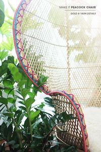 DIY embroidered chair | designlovefest