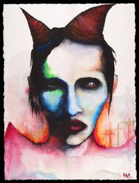 Marilyn Manson's art