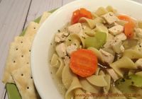 Chicken Noodle Soup - 2 WW FreeStyle Smart Points - Meal Planning Mommies