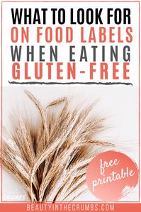 Learn what gluten is, what it's in, various words mean
